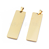 Ion Plating(IP) 304 Stainless Steel Pendants STAS-F241-01C-G-1