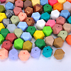Hexagonal Silicone Beads SI-JX0020A-106-4