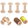 Wood Bobbins WOOD-WH0124-72-1