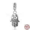 925 Sterling Silver European Dangle Charms STER-FF0009-19AS-01-1