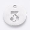 Non-Tarnish 304 Stainless Steel Pendants X-STAS-F233-03-P-1