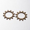 Tibetan Style Alloy Steampunk Pendants TIBEP-AB5031-AB-FF-1