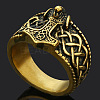 Viking 304 Stainless Steel Finger Rings for Men FS-WGB3F16-09-1