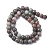 Ombre Effect Dyed Glass Beads Strands X-GLAA-T031-01O-12-3