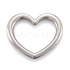 Non-Tarnish 304 Stainless Steel Linking Rings STAS-M291-01B-P-3