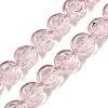 Baking Paint Transparent Glass Beads Strands GL-CBA2ED2-04D-1