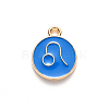 Alloy Enamel Pendants ENAM-S124-01A-02G-2