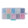 10 Colors Opaque Spray Painted Glass Beads DGLA-JP0001-06-6mm-3