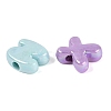 Opaque Plastic European Beads KY-Q010-12-2