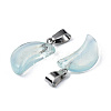 Spray Painted Glass Pendants GLAA-N035-021-A02-6