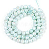 Anti-Tarnish Electroplate Glass Beads Strands GLAA-N010-6mm-02-4