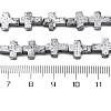 Electroplated Natural Lava Rock Beads Strands G-A256-A01-01D-4