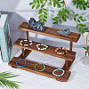 3-Tier Wooden Jewelry Organizer Display Risers ODIS-WH0058-18A-5