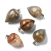 Natural Picasso Jasper Pendants GG-K002-13H-1