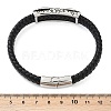 Braided Microfiber Leather Cord Bracelets BJEW-D304-09AS-3