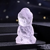 Natural Rose Quartz Carved Buddha Statue PW-WG52812-08-1