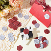 50Pcs 2 Styles Adhesive Wax Seal Stickers DIY-CP0009-10A-4