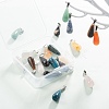 20Pcs 10 Style Natural Gemstone Pendants G-LS0002-11-6