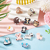 Cartoon Animals Silicone Beads SIL-TA0002-70-5
