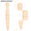 CHGCRAFT 5Pcs Wooden Plant Dibber AJEW-CA0002-41-4