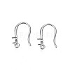 304 Stainless Steel Earring Hooks X-STAS-S057-61-1