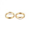 304 Stainless Steel Open Jump Rings STAS-O098-01G-03-2
