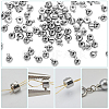 100Pcs 2 Styles Brass Crimp Beads KK-BBC0014-28P-6