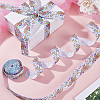 Easter Printed Polyester Grosgrain Ribbon OCOR-WH0077-79A-4