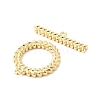 Brass Toggle Clasps KK-P234-76G-2