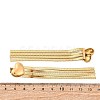304 Stainless Steel Stud Earrings EJEW-Z098-02G-5