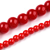 Opaque Solid Color Glass Beads Strands X-GLAA-T032-P6mm-04-4