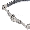 Synthetic Non-Magnetic Hematite Beaded Bracelets for Men BJEW-E102-01P-4