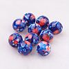 Spray Painted Resin Beads GLAA-F049-A11-1