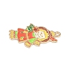 Thanksgiving Day Alloy Enamel Pendants ENAM-I076-01G-03-2