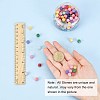SUNNYCLUE 200Pcs DIY Frosted Natural & Dyed White Jade Beaded Stretch Bracelet Making Kits DIY-SC0014-79-3