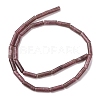 Natural Lepidolite/Purple Mica Stone Beads Strands G-F247-45A-5