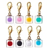 8pcs Plastic Pendants Decorations HJEW-JM01822-1