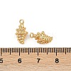 Ocean Theme Brass Charms KK-F902-07C-G-3