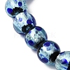 Glow in the Dark Luminous Style Handmade Silver Foil Glass Round Beads FOIL-I006-12mm-02-6