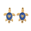 304 Stainless Steel Enamel Connector Charms STAS-Z139-02G-1