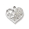 Alloy Rhinestone Pendants ALRI-C007-51P-2