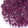 6/0 Baking Paint Glass Round Seed Beads SEED-S036-01C-10-1