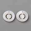 Natural Freshwater Shell Pendants SHEL-Q311-008O-1