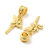 Tibetan Style Alloy European Dangle Charms PALLOY-F199-34G-2