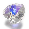 Electroplate Glass Charms X-G030V10mm-001GL-4
