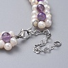 Natural Freshwater Pearl Necklaces NJEW-JN02509-5