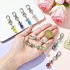 Angel Glass & Alloy Pendant Decoration HJEW-YW00026-01-4