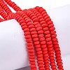 Handmade Polymer Clay Beads Strands X-CLAY-N008-008D-5