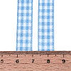 Single Face Plaid Polyester Satin Ribbon SRIB-T009-10D-3