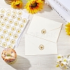 Honeycomb Gold Foil Self-adhesive Stickers DIY-WH20001-13A-3